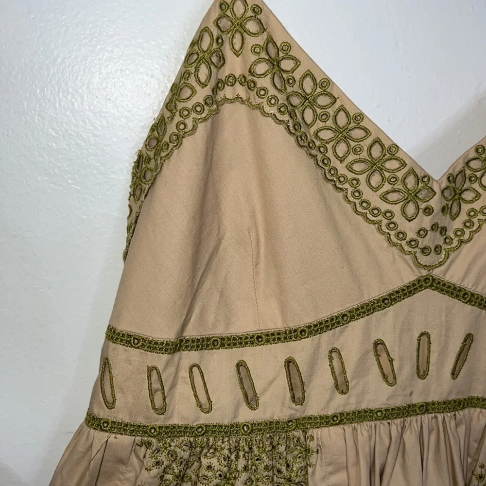 Vintage Tocca Eyelet Corset Dress Size 8 - Picture 6 of 7